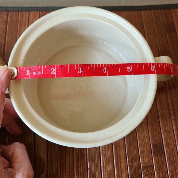 Vintage Sunmarc Japan Stoneware Covered Pot, Bowl, Oven Safe - Picture 9 of 10